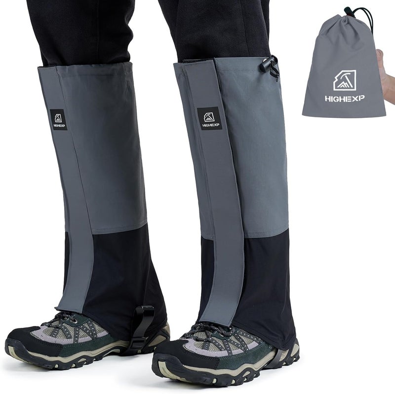 HIGH EXPERIENCE Store Leg Gaiters 100% Waterproof Adjustable Shoe Snow Boot Guard Gators for Hiking Shoe Cover Hunting Snowshoeing Climbing Walking for Women Men - Image 1